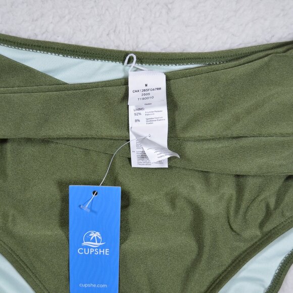 NWT Cupshe Sage Spark Green Bikini Set M - Picture 8 of 13